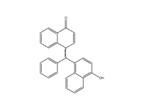 α-萘酚醌苯基甲烷，<em>90</em>%