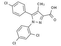 5-(<em>4</em>-氯苯基)-1-(<em>2</em>,<em>4</em>-二氯苯基)-<em>4</em>-甲基吡唑-<em>3</em>-羧酸，98%