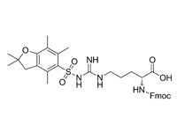 N'-[(2,3-二氢-2,2,4,6,7-五甲基苯并呋喃-5-基)磺酰基]-N-芴甲氧羰基-D-精氨酸，98%（HPLC）