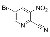 5-溴-2-氰基-3-硝基吡啶，98% (HPLC)