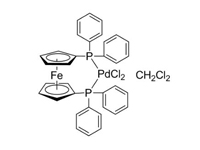 [1,1'-双（<em>二</em>苯基膦基）<em>二</em>茂铁]<em>二</em>氯化钯（II）<em>二</em><em>氯</em><em>甲烷</em>络合物, 98%（HPLC）